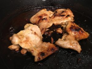 roasted and steamed chicken - easy dinner for twothighs