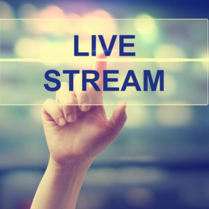 Live streaming virtual events